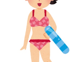 【画像】女性大食いYouTuber、水着で爆食後のビフォーアフターｗｗｗ