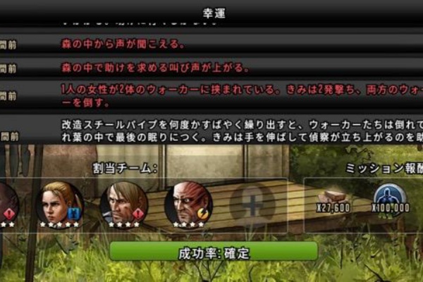 ウォーキングデッド サバイバルへの道 キャラクター