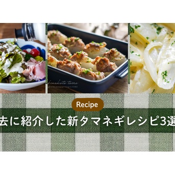 過去に紹介した新タマネギレシピ3選！