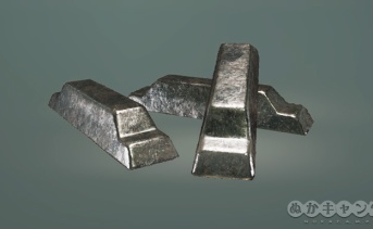 鉄のインゴットの山