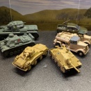 ミリタリープラモその11 KV-1C SU-76i ヘッツァー Sd.kfz.234/2 いすずTX-40 トヨタGB トヨタハイラックス