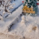 冬の風景の完成。