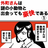 『外町さんは謎の小動物と出会っても豪快である！①』の画像