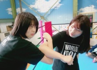 【動画】プロレス練習中の佐藤朱・小田えりな・廣瀬なつきをご覧ください！佐藤朱のバックドロップ！【画像】