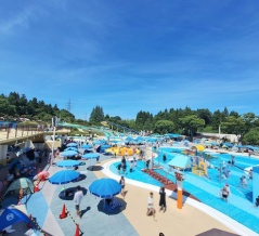 夏だ！プールへ行こう！今年も『太閤山ランドプール』がオープン！利用期間7月18日～8月23日。