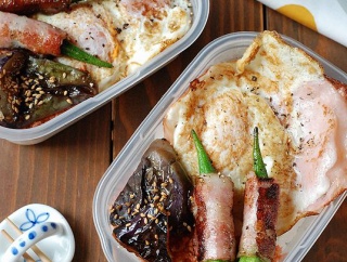 目玉焼き弁当【タイヤ交換】