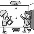 ４階の寝室の雨漏れはパイプファンの防風対策の無いガラリが原因でした