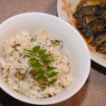 若鮎の炊き込みご飯