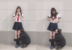 羨ましいｗ 梅澤美波ちゃんのセーラー服姿を下から見れるなんて・・・ｗｗｗ