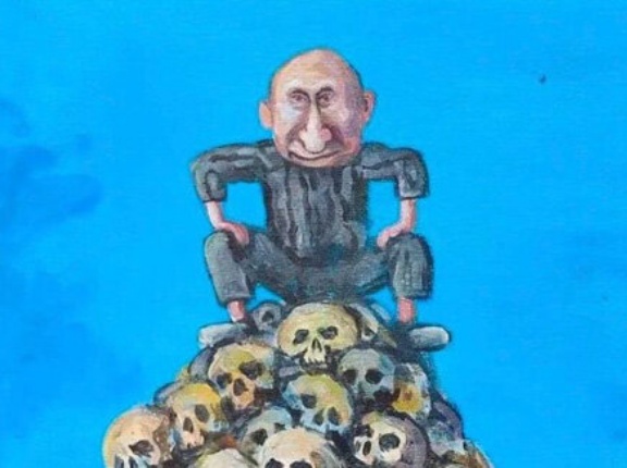 【怖すぎ】プーチン大統領風刺で有名だったロシア人アーティスト、亡命先で射殺される