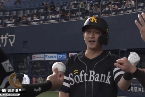 おんｊサマリー なんｊホークスまとめ 川島慶三