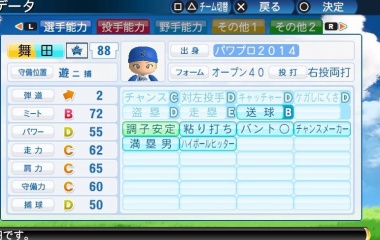 『舞田　類　パワプロ』の画像