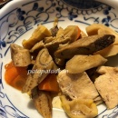 原因不明で悩んでます＆タケノコとゴボウ、鶏むね肉の煮物