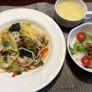気長に待ちます＆小松菜とツナのパスタ