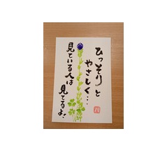 ひっそりと！