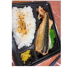焼き鯖弁当