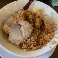 ■🍜【極太麺をワシワシ！】娘と味わった名古屋の二郎インスパイア系「一歩前へ」（愛知県春日井市）