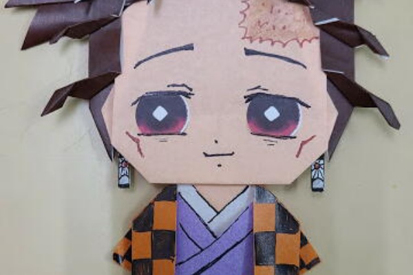 折り紙 鬼滅の刃 竈門炭十郎 S Aoiのアニ同的blog