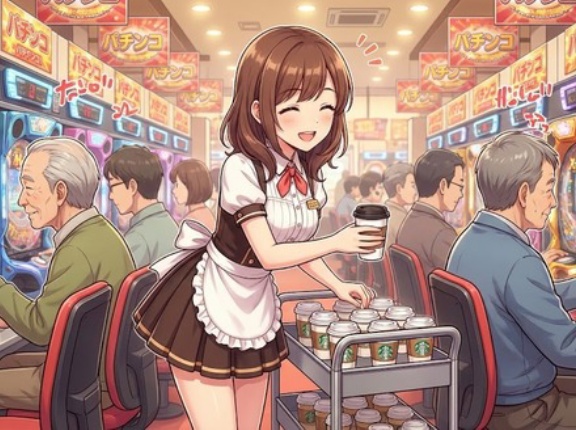 【画像あり】パチンコ屋にいるコーヒーレディからコーヒー買うの幸せすぎｗｗｗ