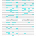 土浦警察署　青パト車　貸出予定表　（1~4月）
