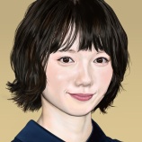 『宮崎あおいさんの似顔絵を描きました』の画像