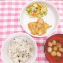 今日の給食（夏見台幼稚園・保育園）2026.10.19　鶏の酢醤油煮