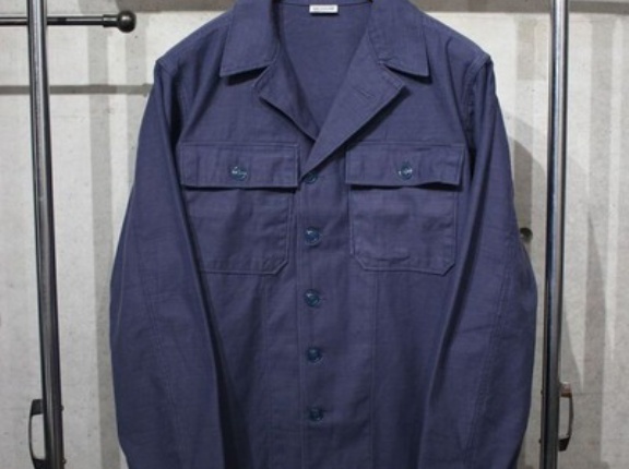  FAR EAST MANUFACTURING / UTILITY SHIRT (NAVY,INDIGO HBT)