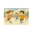 薄着の子供のように