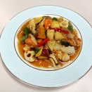 2025年11月ともに通信「季節の野菜酢豚」地域食堂