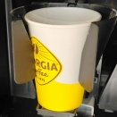 ピアーレ広場に設置された自販機「GEORGIA CAFE」のコーヒーを飲んでみた（小牧市古雅）