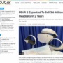 『PSVR2』2年間で360万台の販売するとの予想発表！前機種を上回る販売見込み、VR市場は今年も成長中
