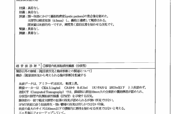 Yanchangの現在修行中 超音波検査実績