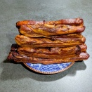 今年もベーコンを作りました。