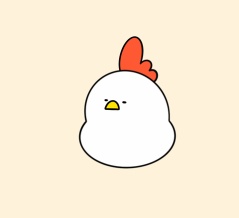 ただのでぶどりのイラスト