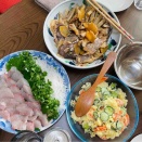 5時出発、神戸にて親友親子と家飲み。