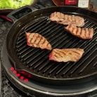 WBC日本vs韓国戦を観ながら、焼肉の夜ごはん