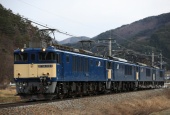 『2020/1/3運転 EF64-1000 4重単回送』の画像