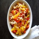 『レンジで★鶏ひき肉とパプリカの白だし和え【レシピ2397】#お弁当 #お弁当おかず #簡単レシピ #時短料理 #レンチン #電子レンジ料理 #レシピ #おかず #節約レシピ #鶏ひき肉 #パプリカ #白だし』の画像