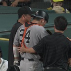 巨人・大城、イニング途中で突然の交代