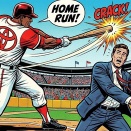 意気揚々と赴いて叩き返される