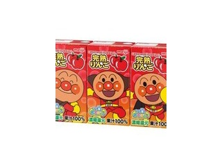 【1本57円】明治それいけ! アンパンマンの完熟りんご100 125ml ×36本が2,067円