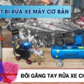 Thiết bị rửa xe máy