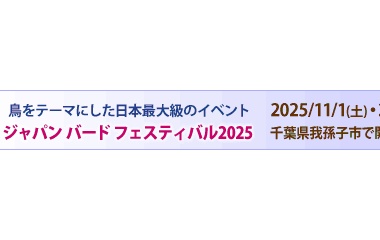 『11/1(土)-11/2(日)「ジャパンバードフェスティバル2025」に出展　2025/10/30』の画像