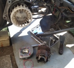 ☆★依頼車両 SA16J（５SU）＠３WFエンジン 腰上クリアランス調整後状態確認的なぁ～☆★SA16J ３RY 3KJ 3WF JOG ジョグ JOG90 アクシス９０