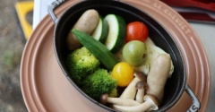 キャンプの朝ごはん。せいろ蒸しに憧れたのだが…