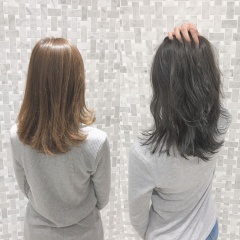 働く女性やOLさんにも◎暗めのグレージュ☆