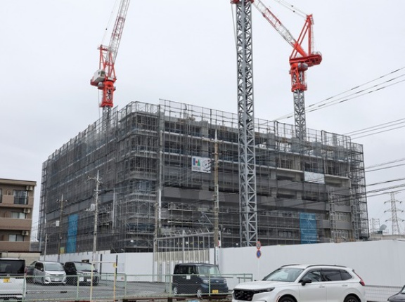 地上29階「バウス所沢小手指タワー」の建設状況！ショッピングモールのマチノマ小手指が隣に併設される分譲タワマン（2026.9.27）