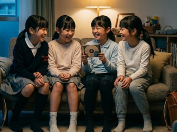 【画像】妹たち「ディスク大好き」