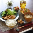 次女からバトンを受け取ったので【鶏むね肉でもおかかステーキ】と昨日の晩ごはん