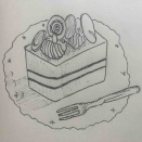 ケーキを食べたよ🍰